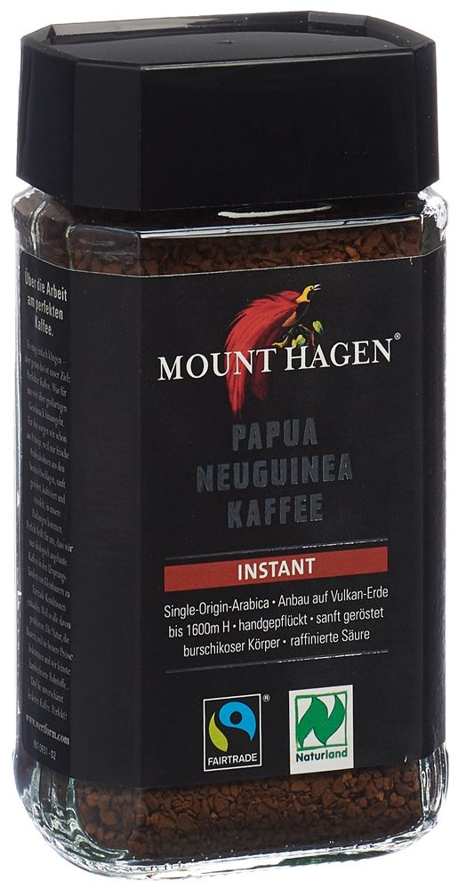 Mount Hagen Instant Kaffee Papua Neuguinea bio