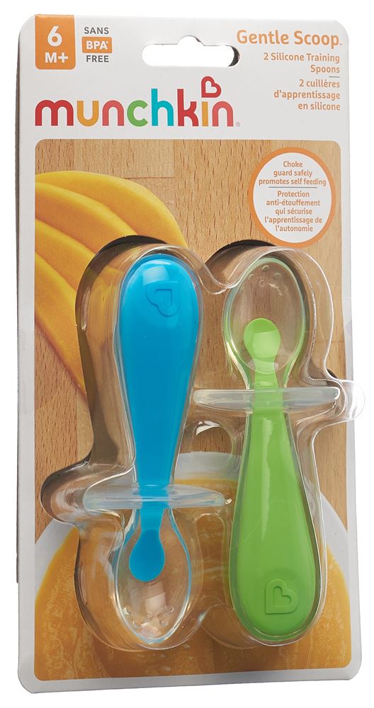 Munchkin Silikon Trainingslöffel Gentle Scoop 2 Stk
