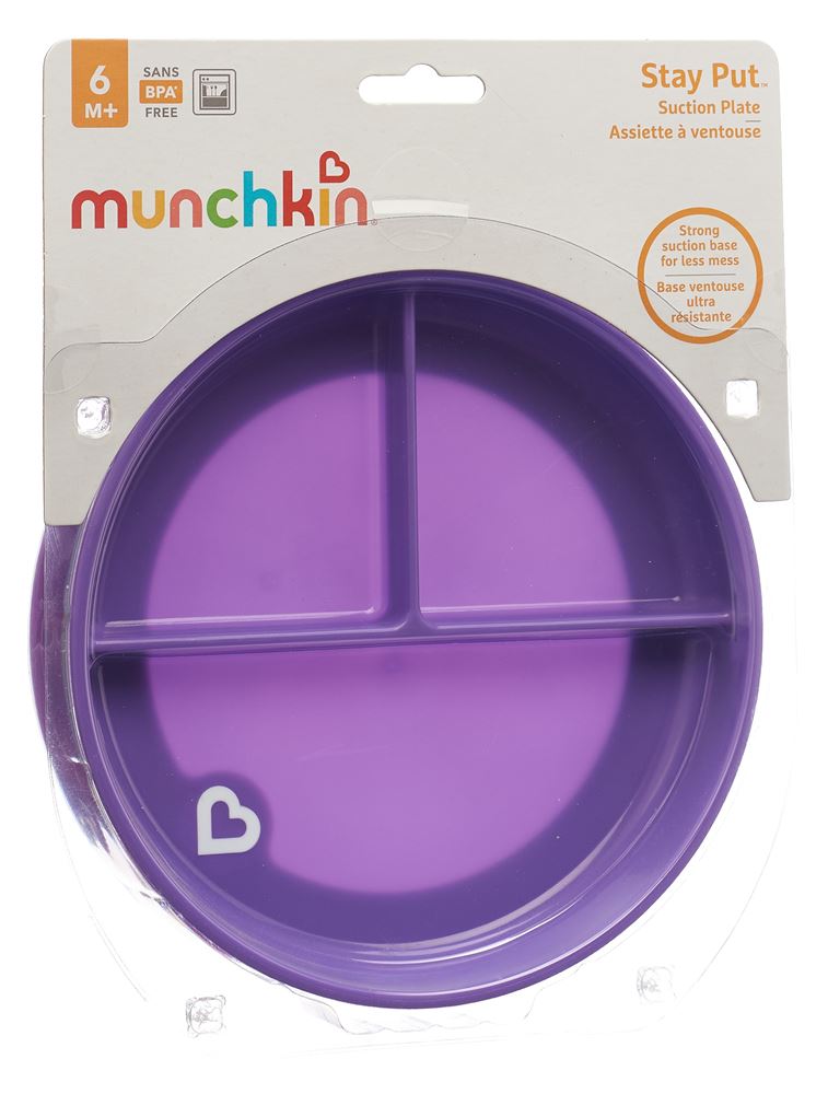 Munchkin Teller mit Saugnäpfen Stay Put