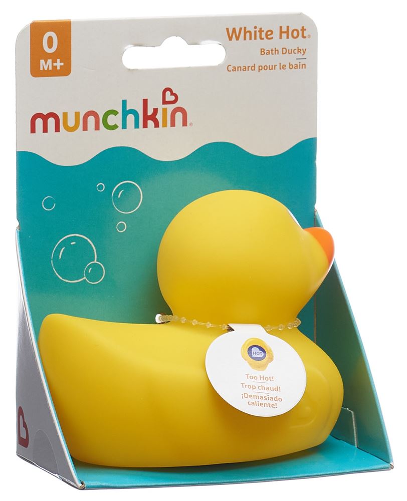 Munchkin Paperella da bagno White Hot con indicatore termico