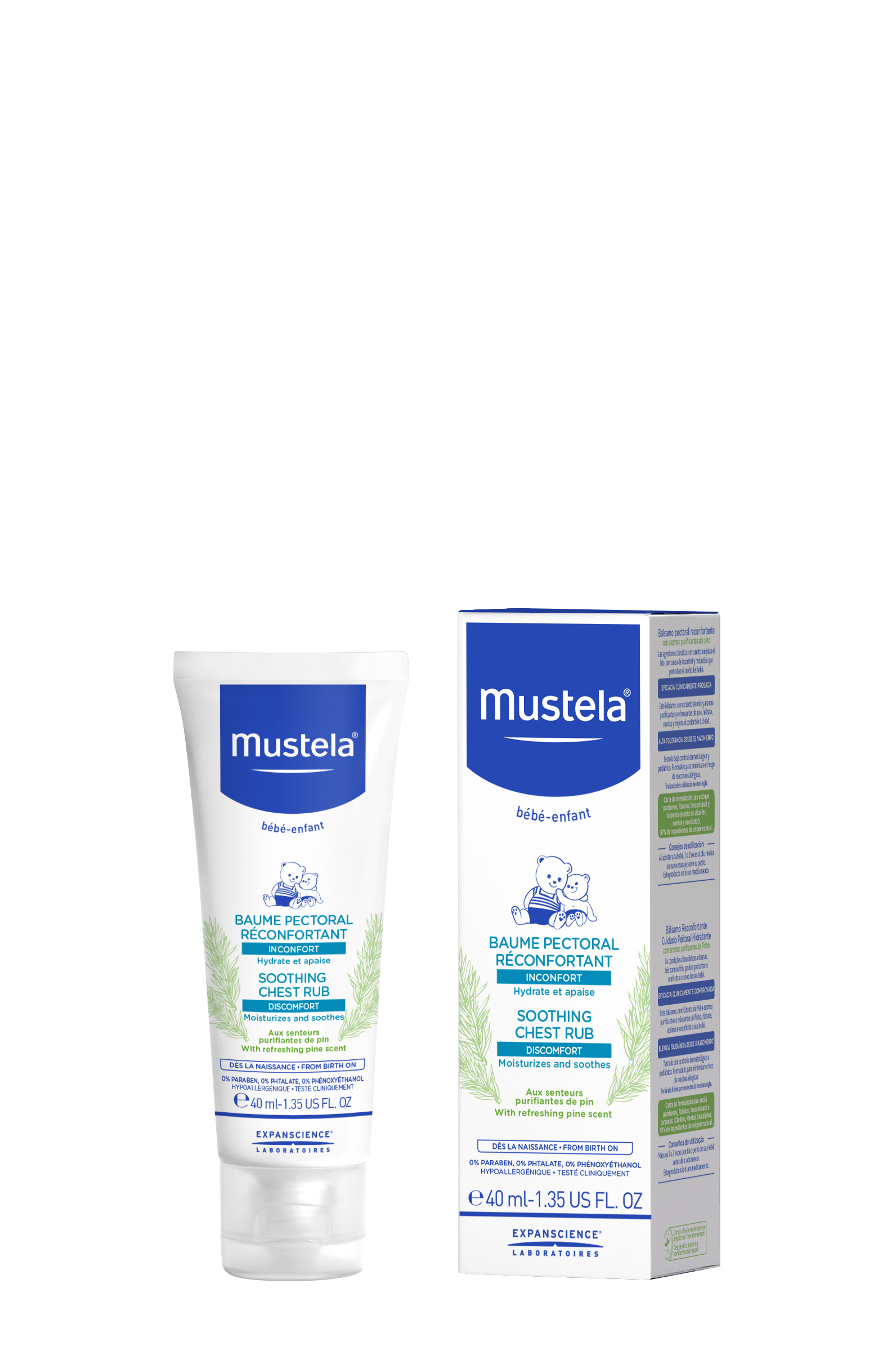 Mustela BB Balsamo pettorale lenitivo 40 ml
