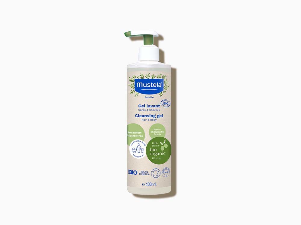 Image of Mustela BIO Waschgel Haare und Körper Fl 400 ml