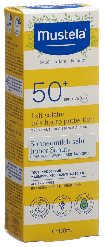 Mustela Sonnenschutz Sonnenmilch: Produktbild