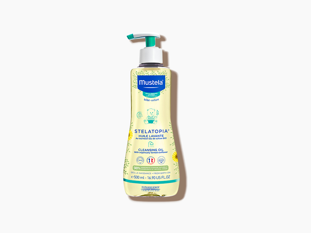 Image of Mustela Stelatopia Waschöl atopische Haut Disp 500 ml