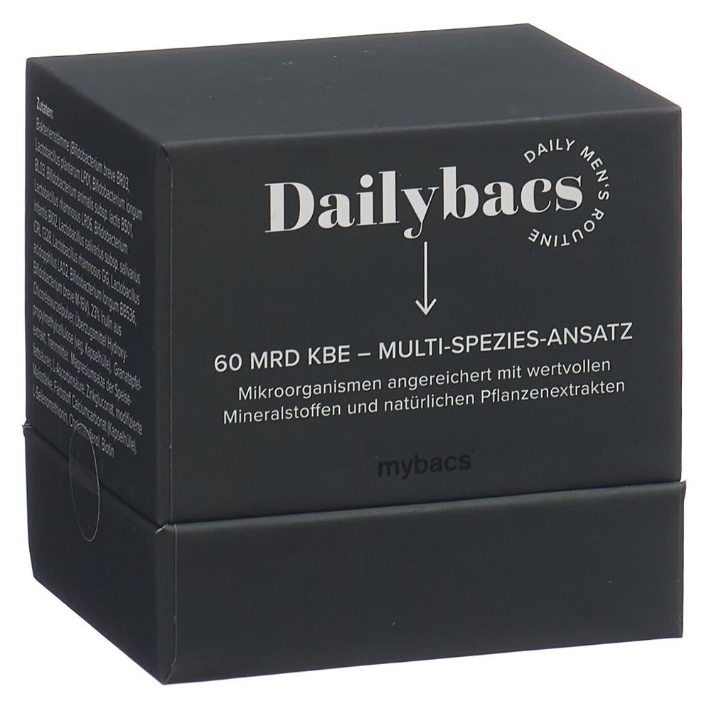 Image of mybacs Dailybacs Männer 30 Tage Kaps Glas 30 Stk