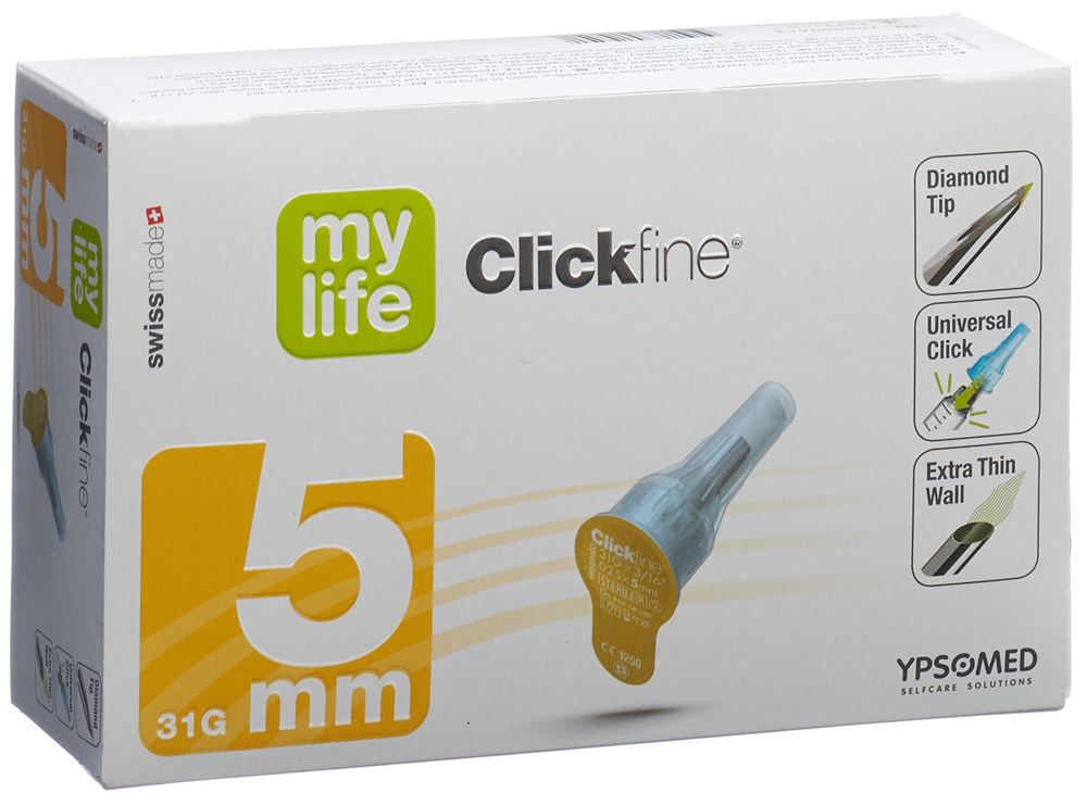 mylife Clickfine Pen Nadeln 5mm 31G 100 Stk