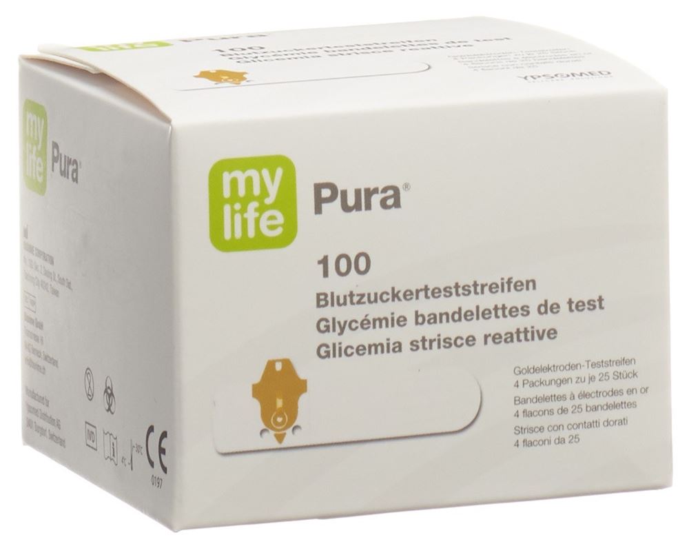 Image of mylife Pura Teststreifen 100 Stk