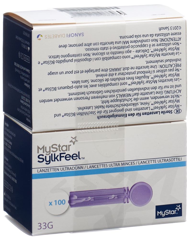 MyStar SylkFeel Lanzetten 33G 2 x 100 Stk