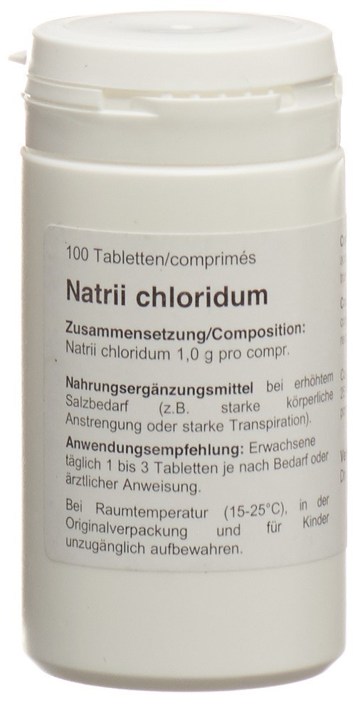 NaCl Welti cpr 1 g bte 100 pce
