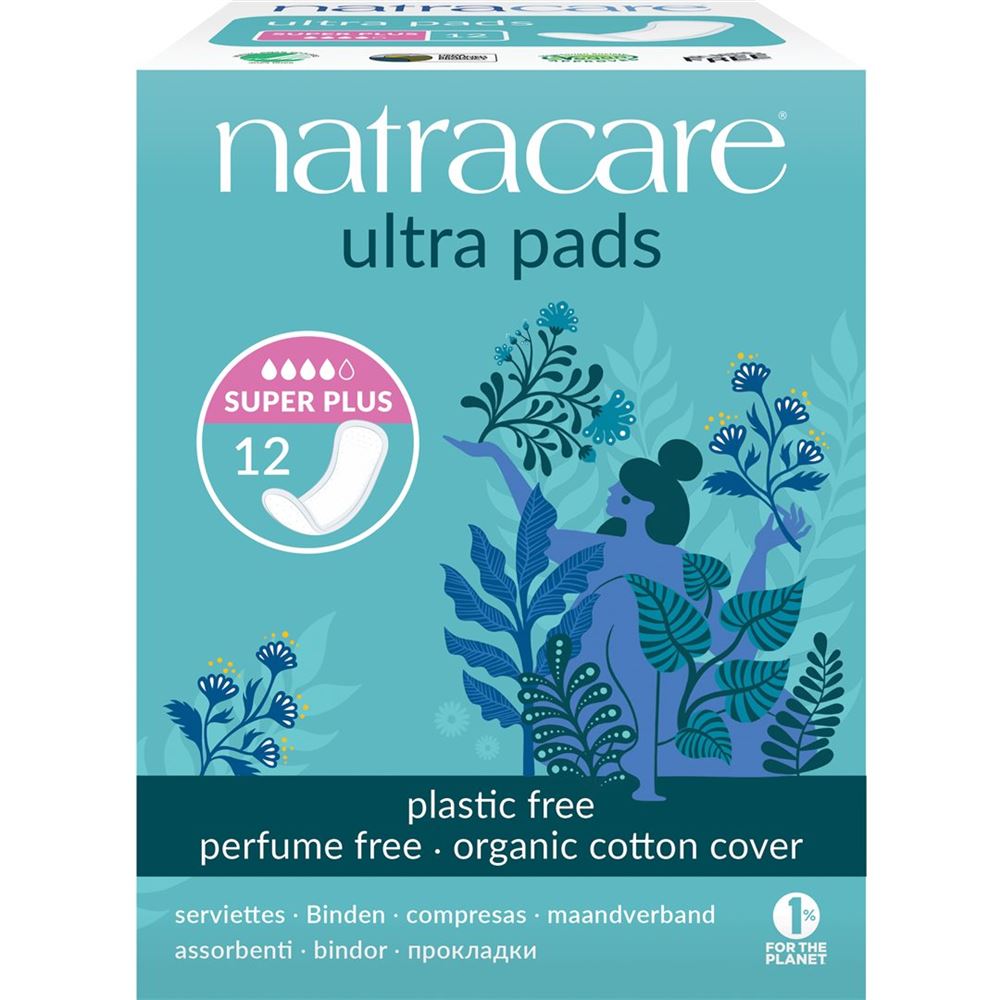 Image of Natracare Damenbinden Ultra Super Plus 12 Stk