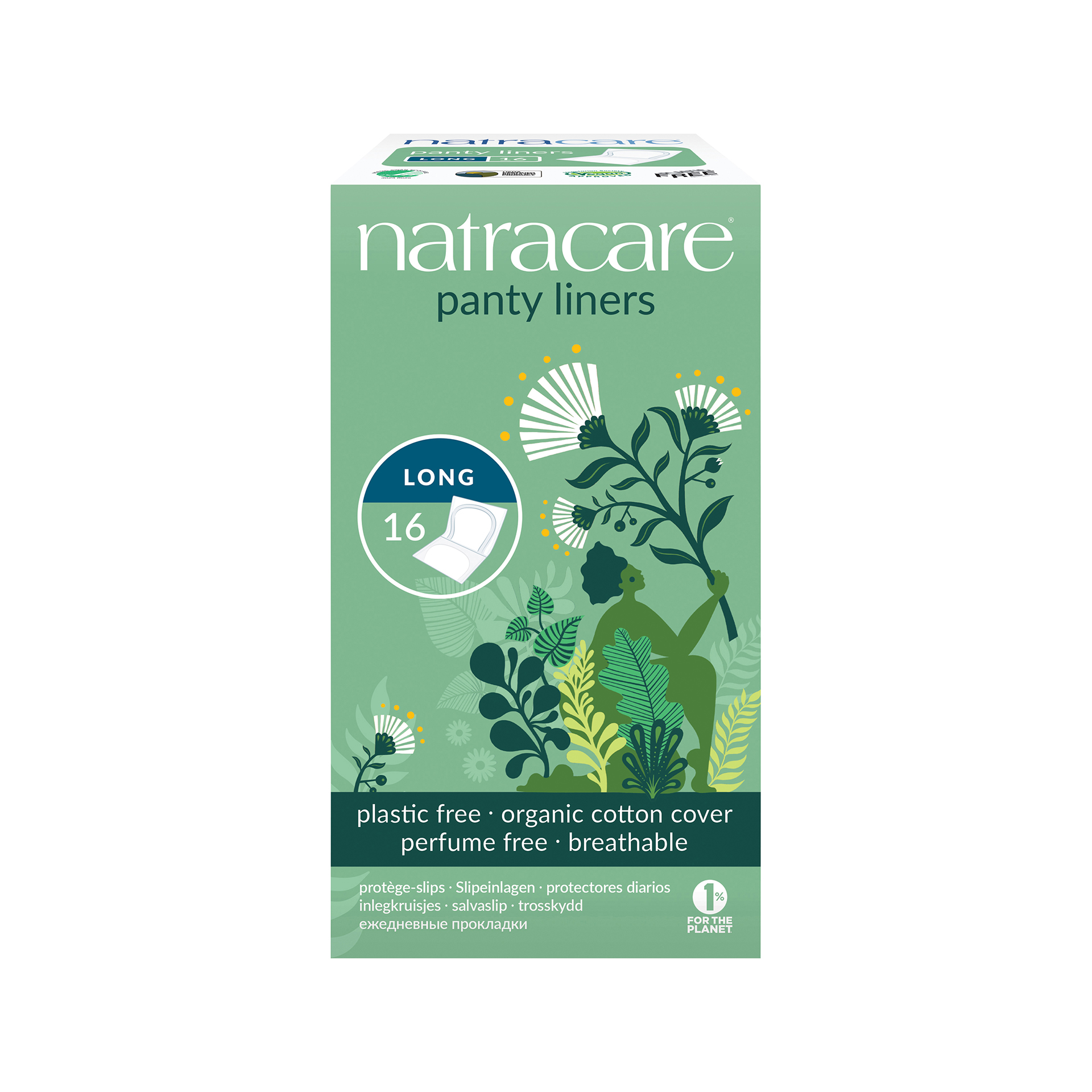 Image of Natracare Slipeinlagen lang 16 Stk