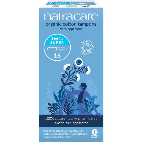 Natracare tamponi con applicatore super 16 pezzi