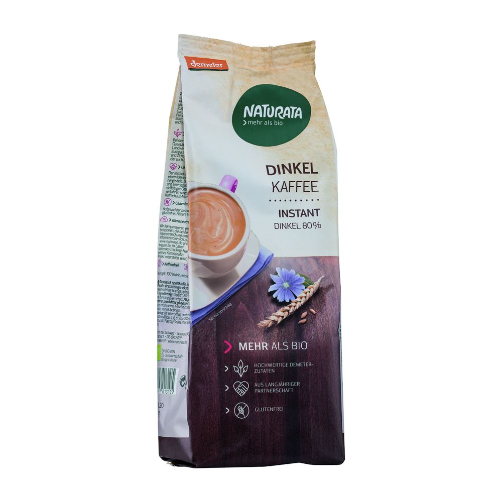 Image of Naturata Dinkelkaffee Instant Demeter Nachfüllbeutel 175 g