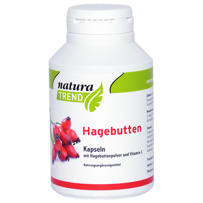 Image of naturatrend Hagebutten Kaps Ds 200 Stk
