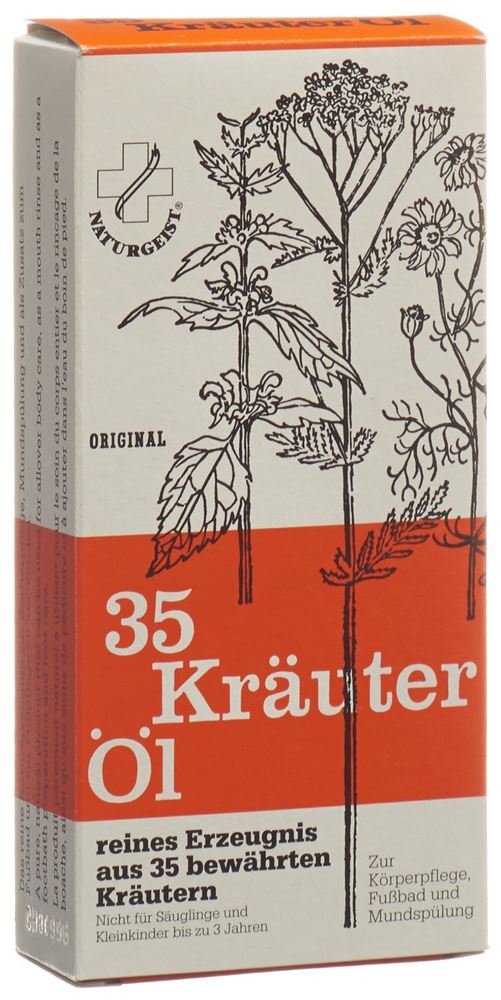Naturgeist olio 35 erbe originale flacone di vetro 80 ml