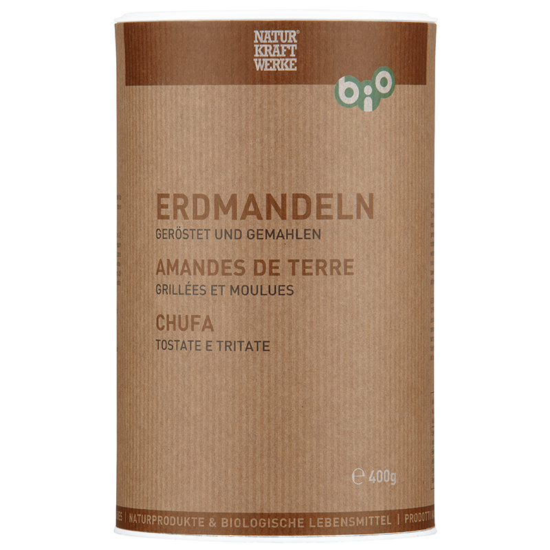 NaturKraftWerke Erdmandel geröstet und gemahlen Bio/kbA 400 g
