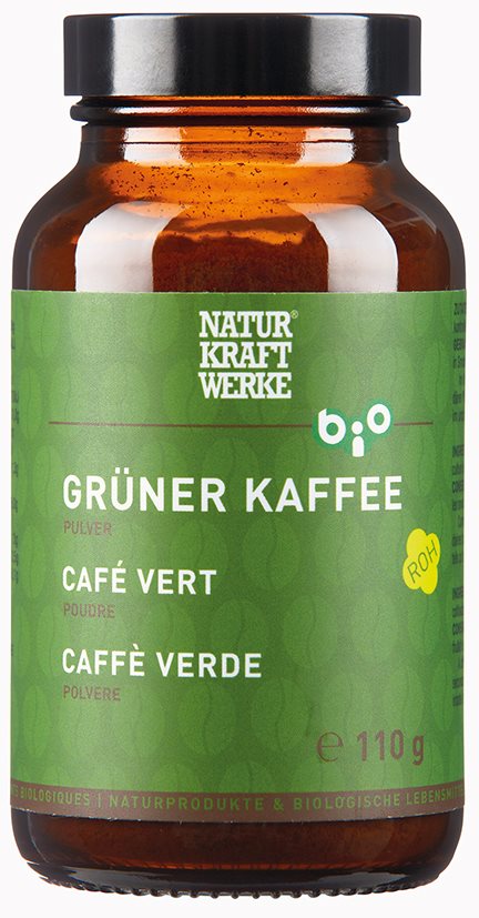 NaturKraftWerke Grüner Kaffee Pulver Bio/kbA 110 g