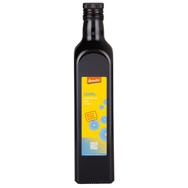 NaturKraftWerke Leinöl nativ Demeter 500 ml