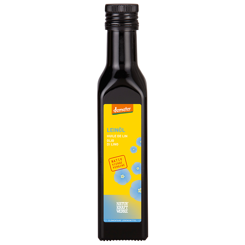 NaturKraftWerke Huile de lin vierge Demeter 250 ml