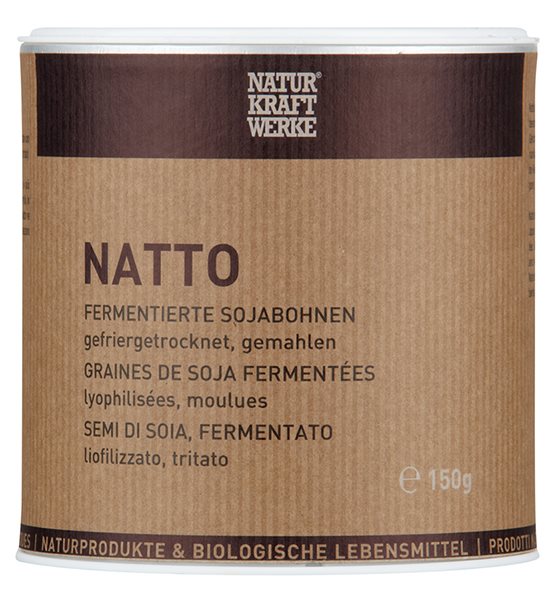 NaturKraftWerke Natto Fermentierte Sojabohnen gemahlen 150 g