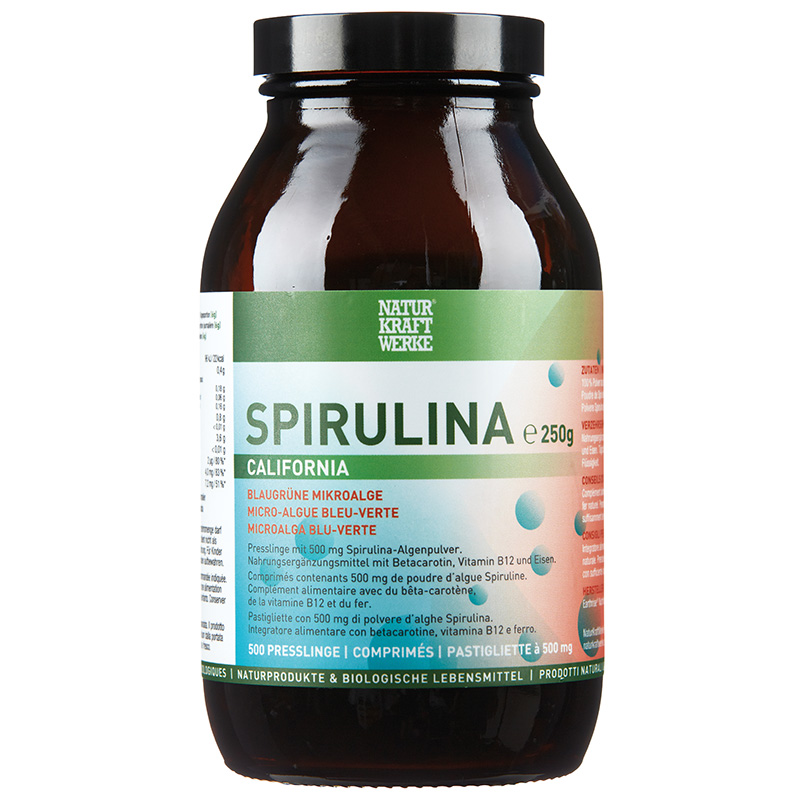 NaturKraftWerke Spirulina California comprimés à 500mg 500 pce