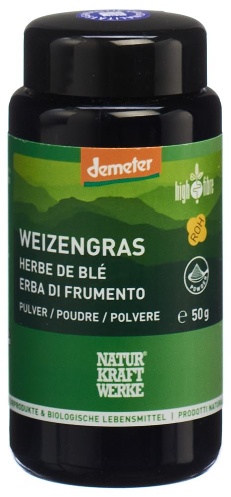Image of NaturKraftWerke Weizengras Pulver Demeter 50 g