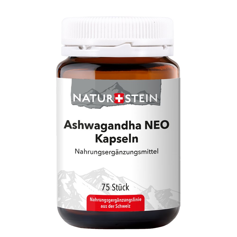 Naturstein Ashwagandha Neo Kaps Glas 75 Stk