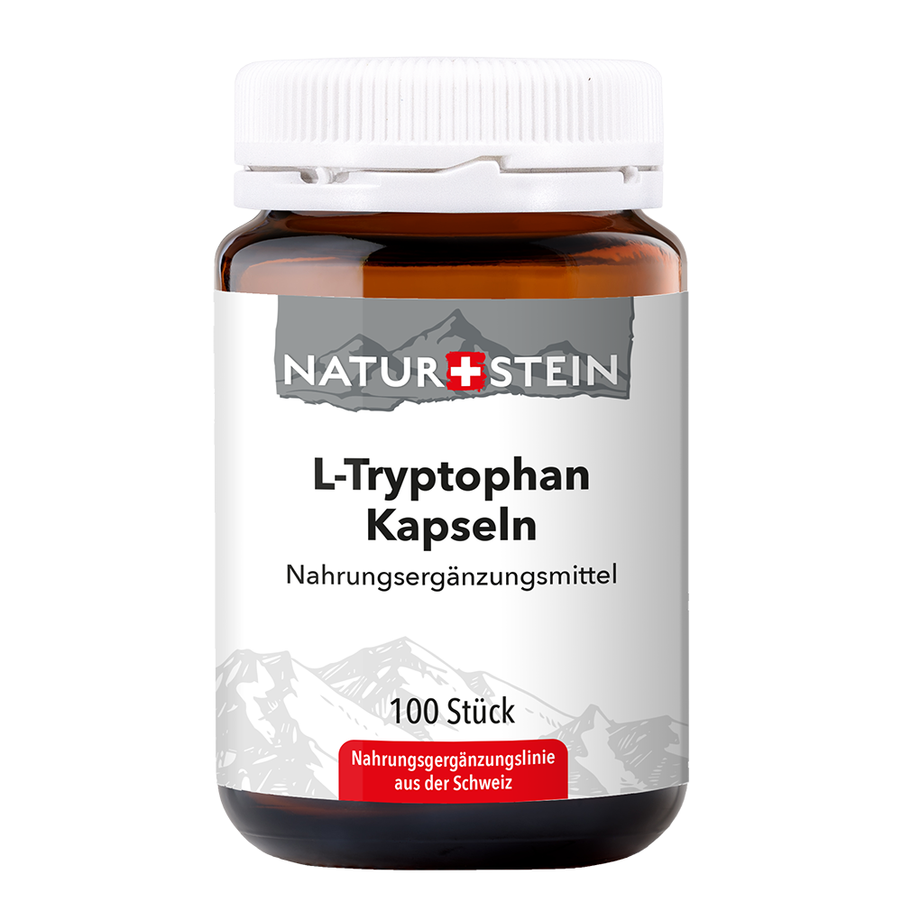 Image of Naturstein L-Tryptophan Kaps 240 mg Glasfl 100 Stk