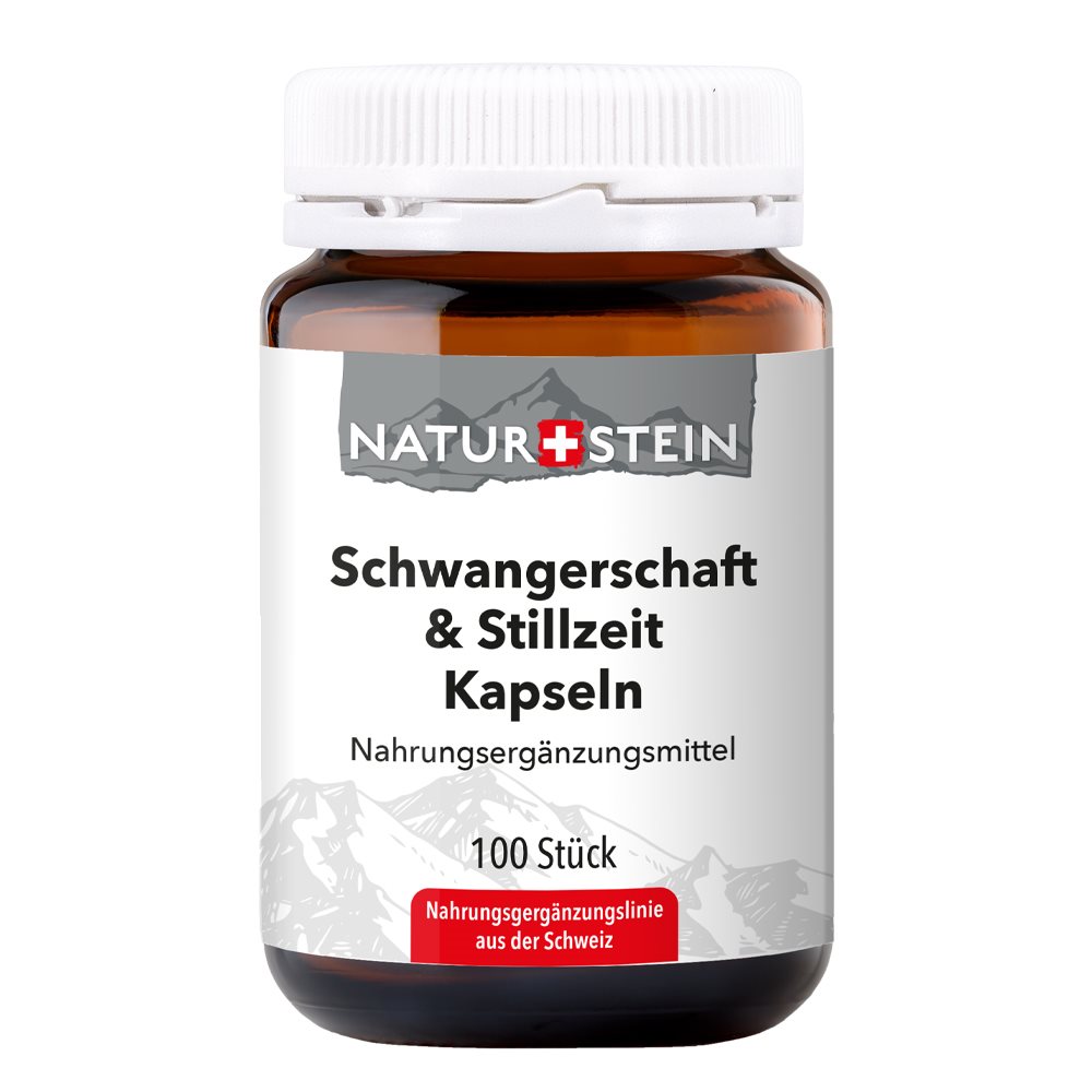 Naturstein Schwangerschaft & Stillzeit Kaps Glas 100 Stk