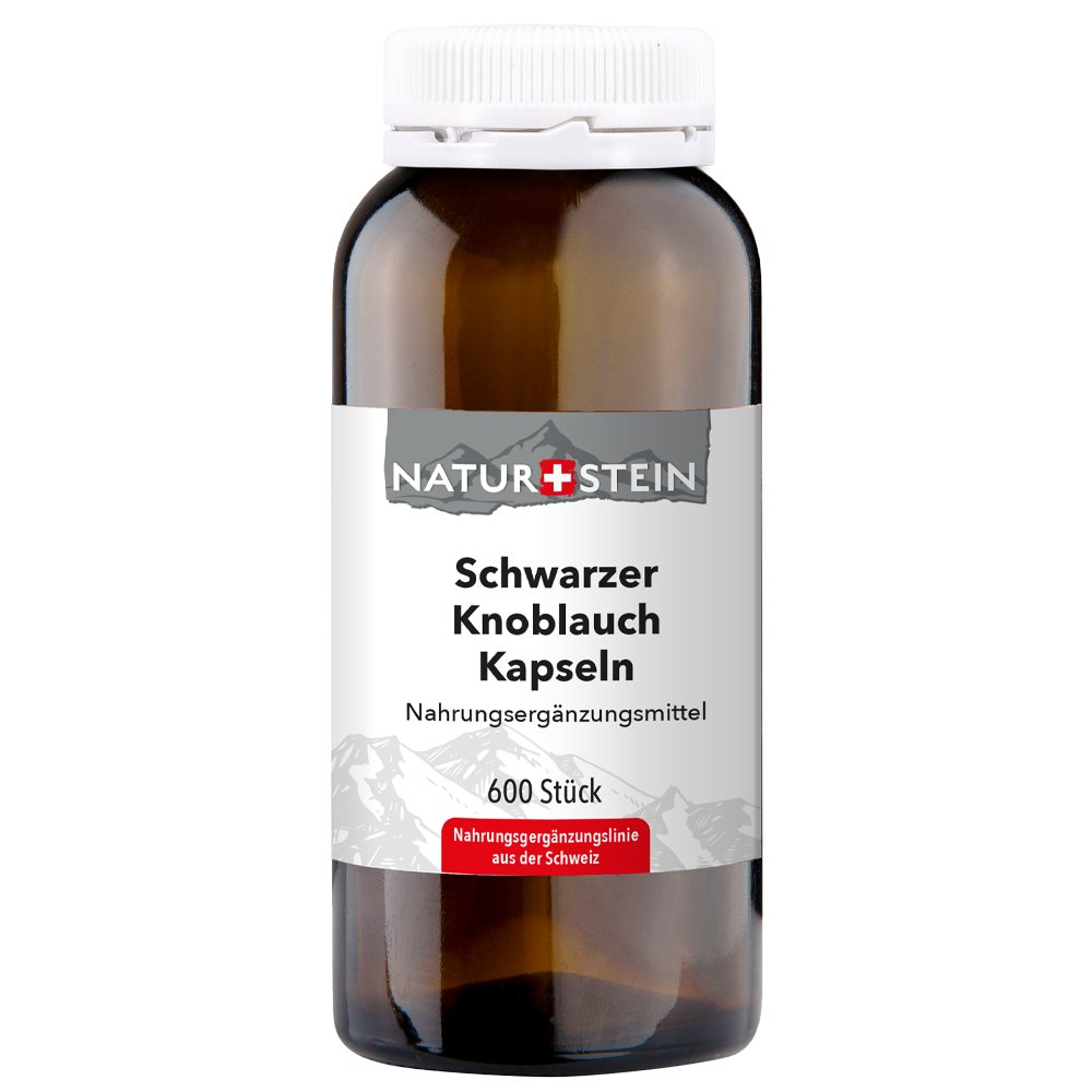 Naturstein Schwarzer Knoblauch Kaps 600 Stk