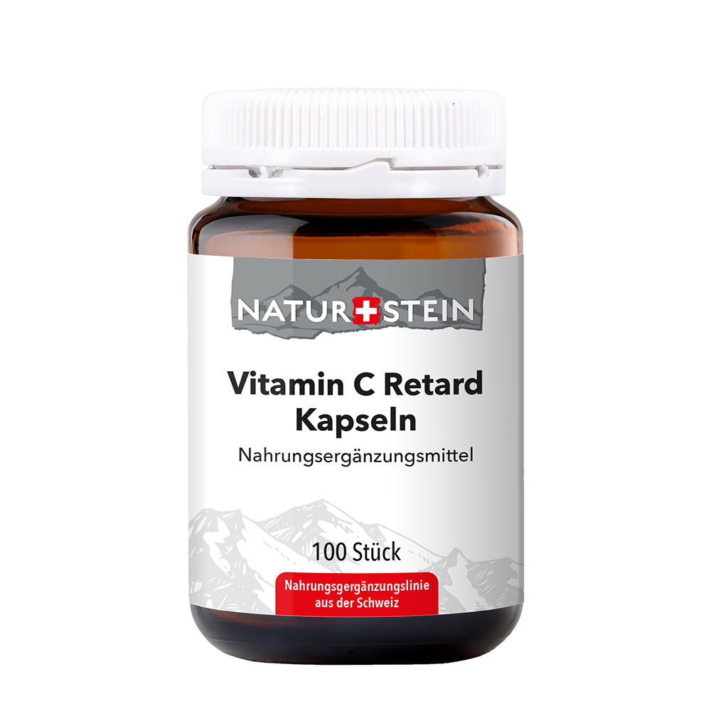 Naturstein Vitamina C 600 DR capsule flacone di vetro 100 pezzi