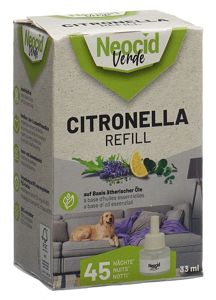 Image of Neocid Verde Citronella Refill Fl 33 ml