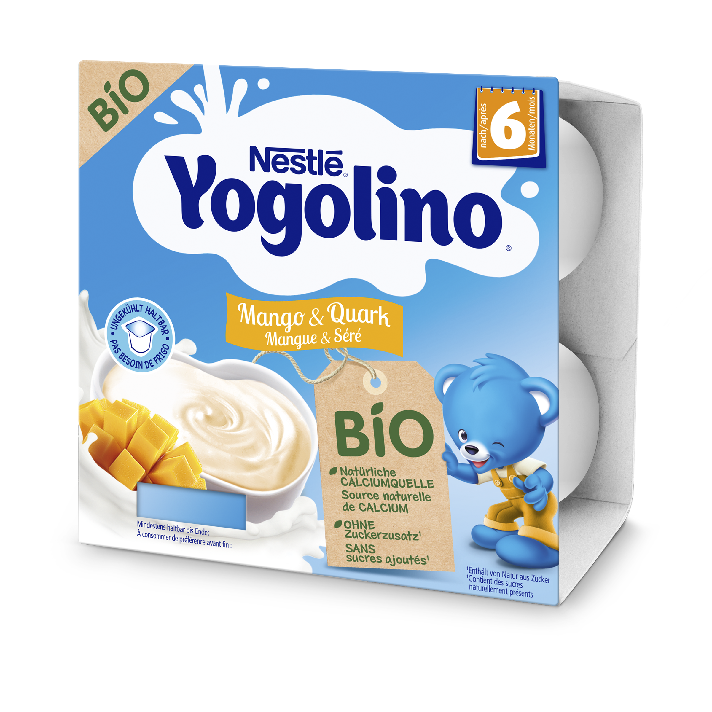 Nestlé Yogolino Bio Mango Quark ab 6 Monaten