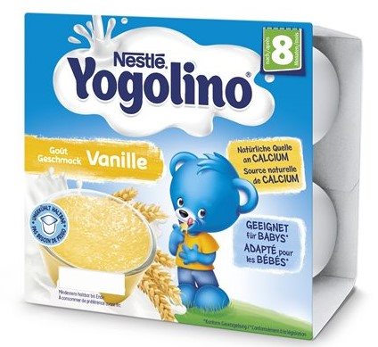 Image of Nestlé Yogolino Vanille 8 Monate 4 x 100 g