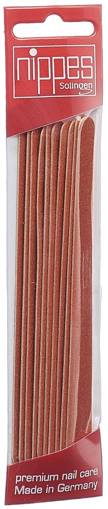 Nippes Lime à ongles en carton 13cm 10 pce