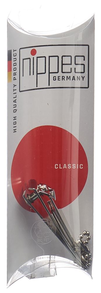 Image of Nippes Nagelknipser mit Kette vernickelt