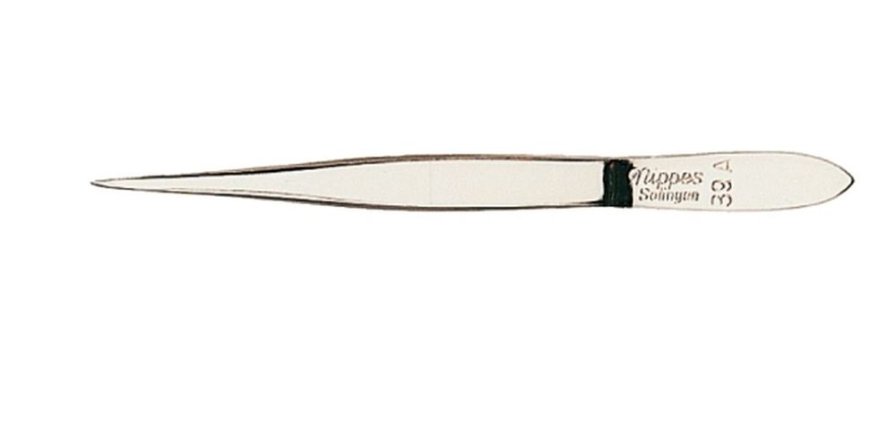 Nippes Pinzette 8cm spitz vernickelt