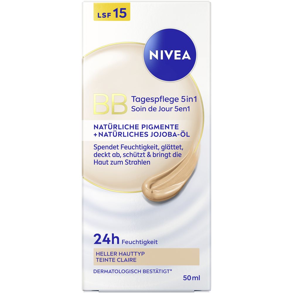 Nivea 5in1 Tagespflege BB hell Lsf15 50 ml
