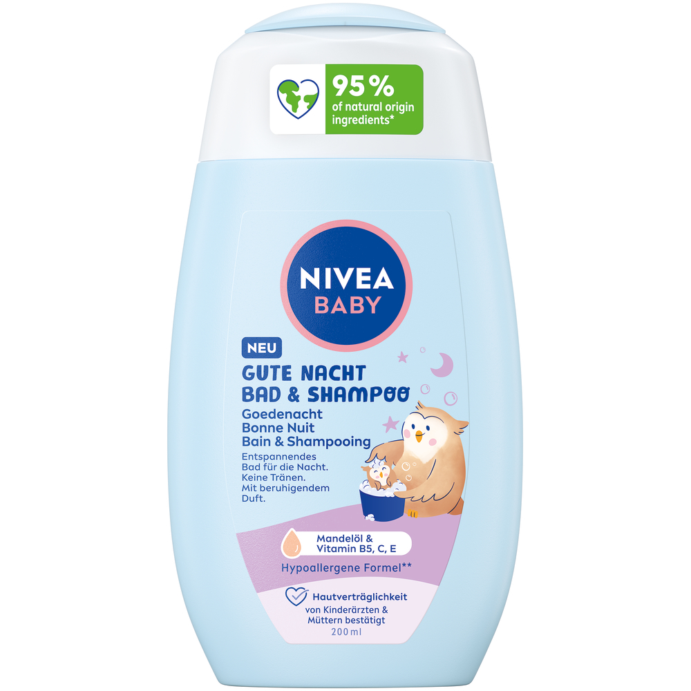 Image of Nivea Baby Bad & Shampoo Gute Nacht Fl 200 ml
