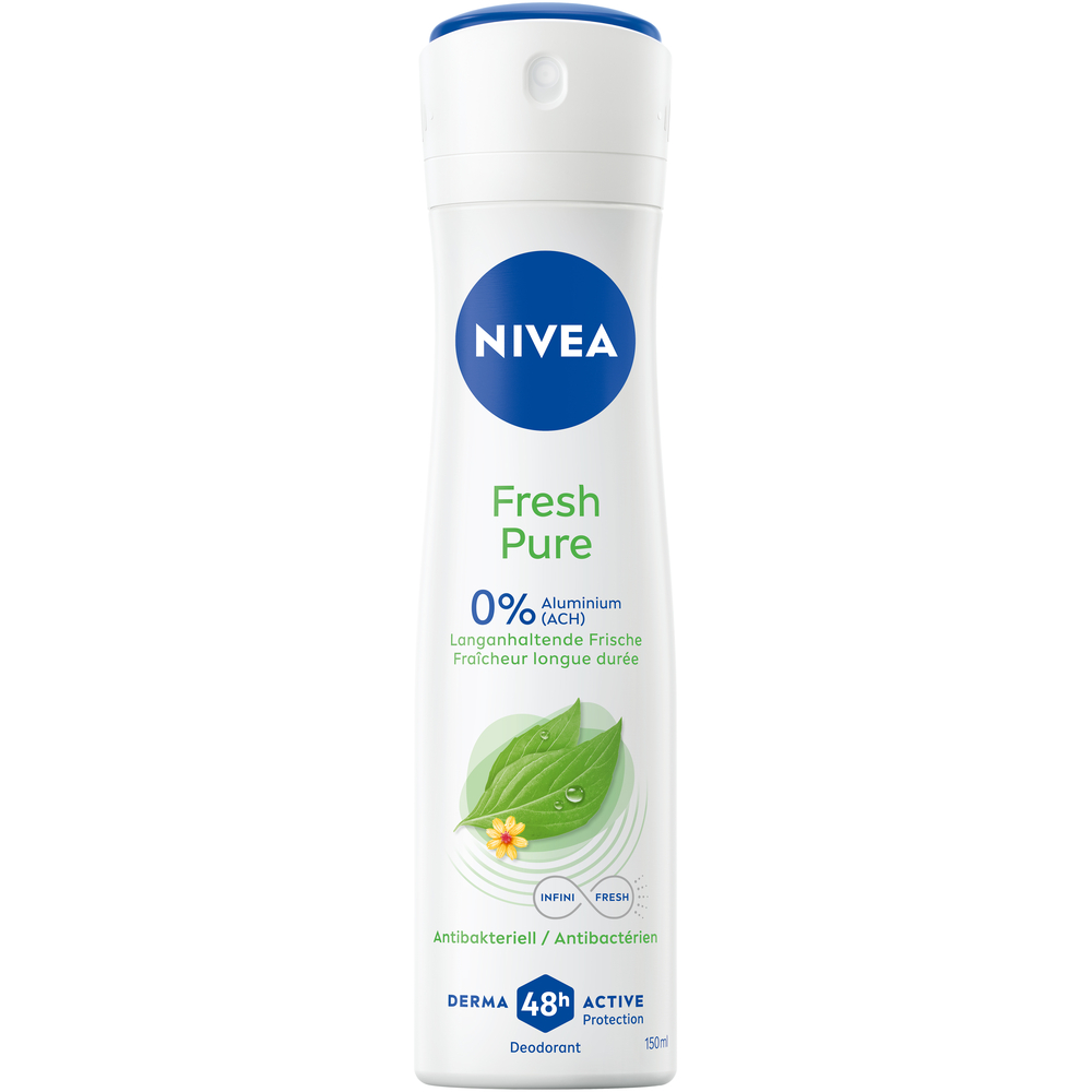 Nivea déo fresh pure spray female 150 ml