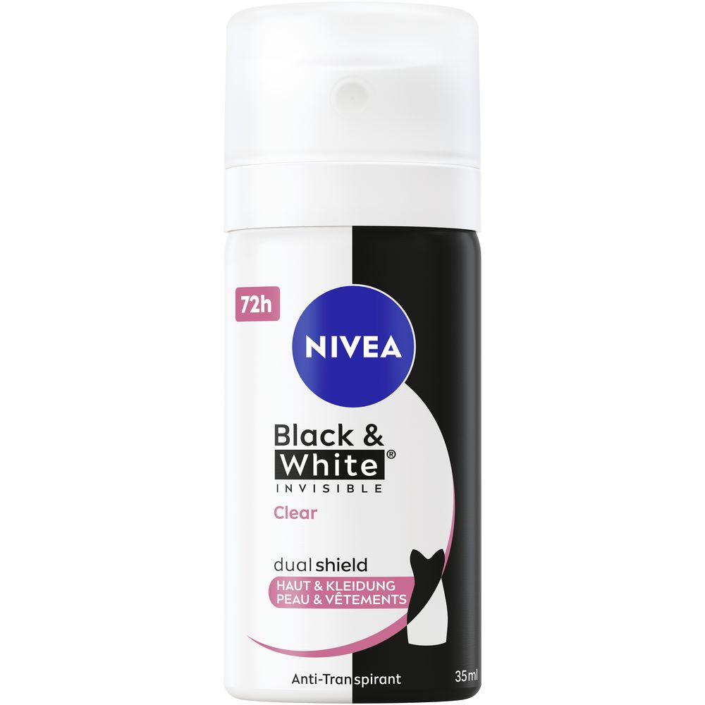 Nivea Black & White Invisible Clear Deospray (35ml)