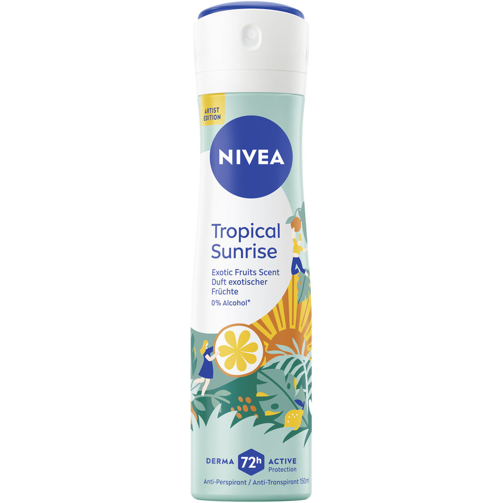 Nivea déo tropical sunrise spray female 150 ml