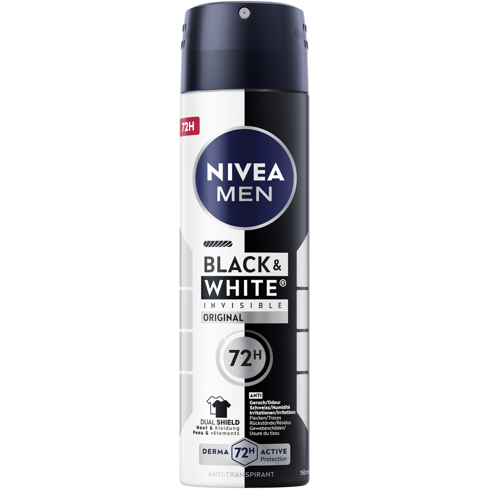 Nivea MEN Deo Invisible Black & White Original Spray 150 ml