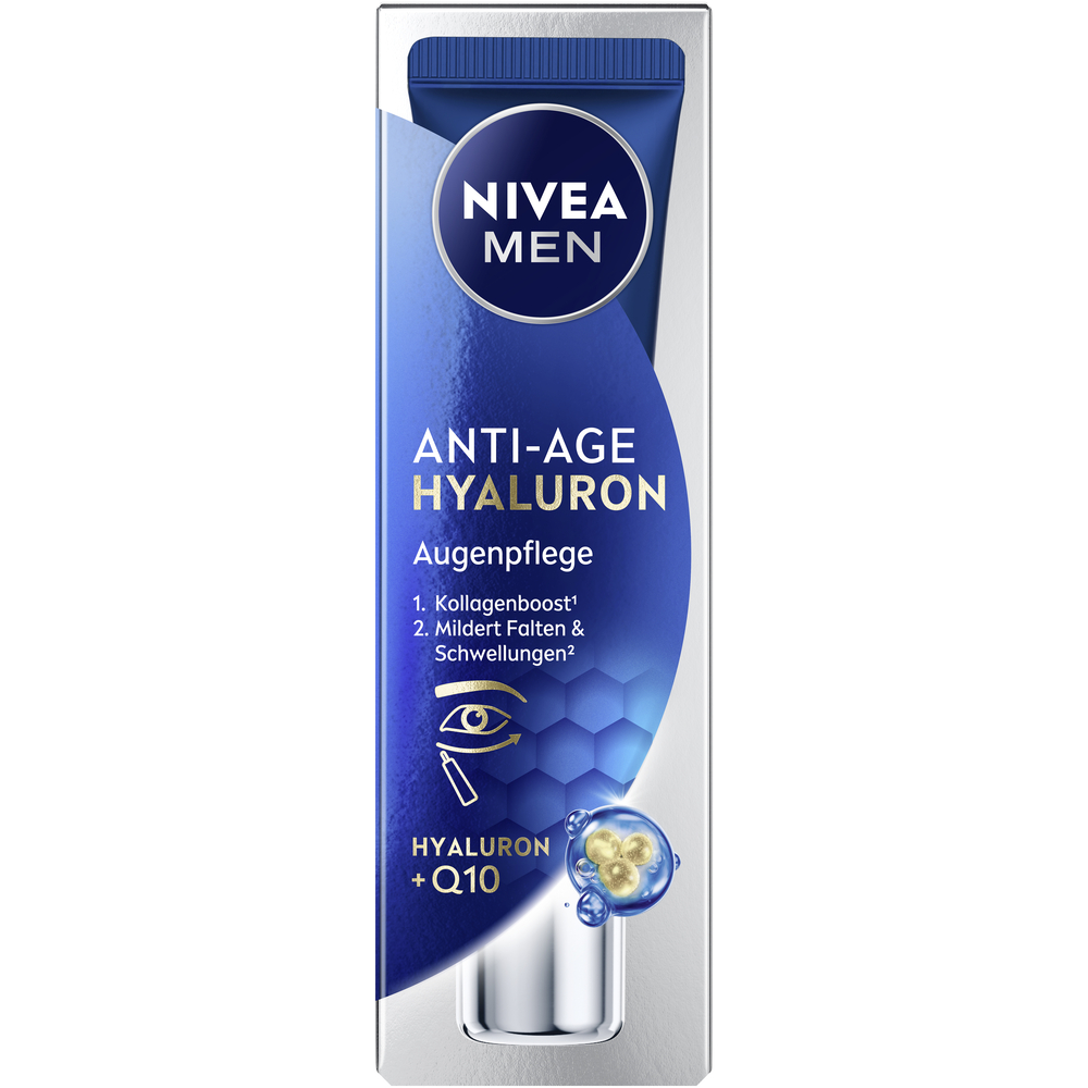 Nivea MEN Power Hyaluron & Q10 Augencreme: Produktbild