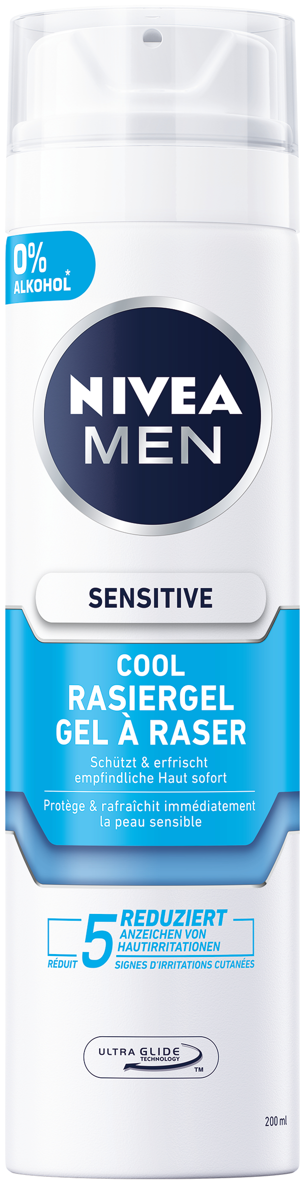 Image of Nivea MEN Rasiergel Sensitive Cool 200 ml