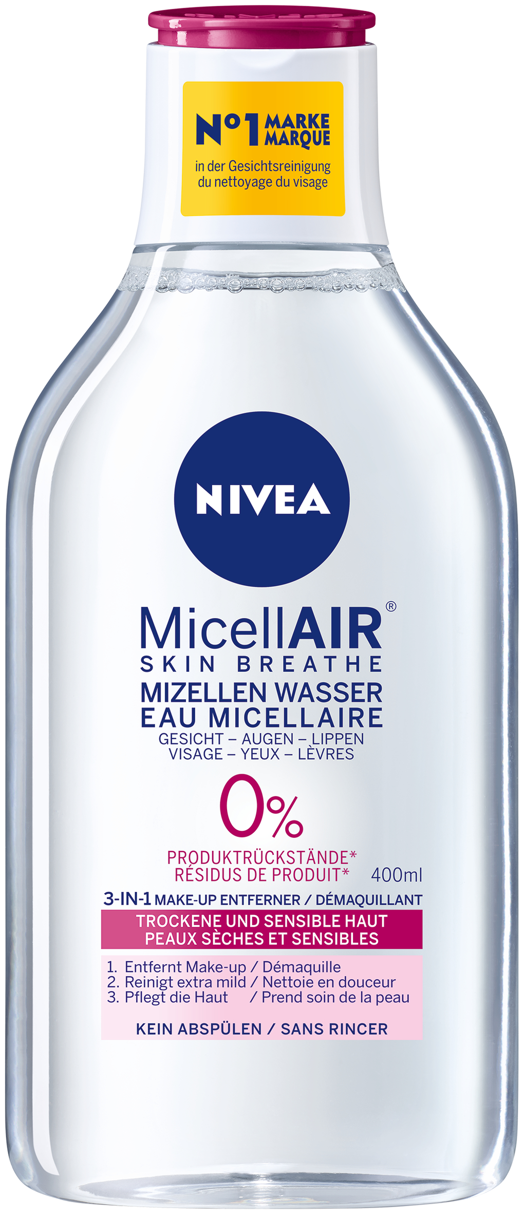 Image of Nivea Mizellenwasser beruhigend 400 ml