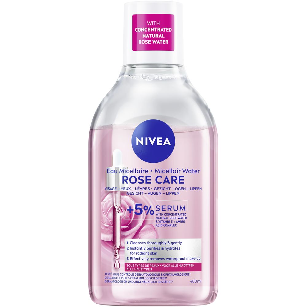 Nivea Mizellenwasser Rose Care Fl 400 ml