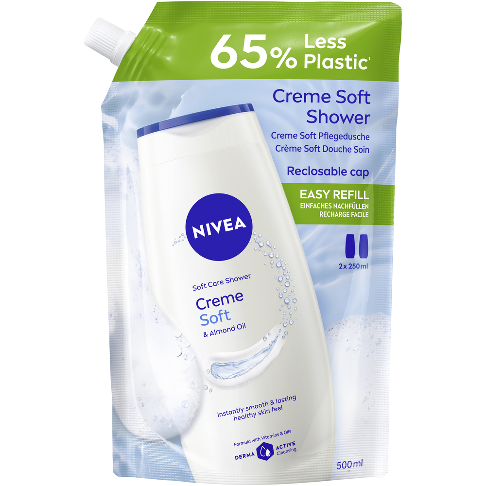 Image of Nivea Pflegedusche Creme Soft Refill Btl 500 ml