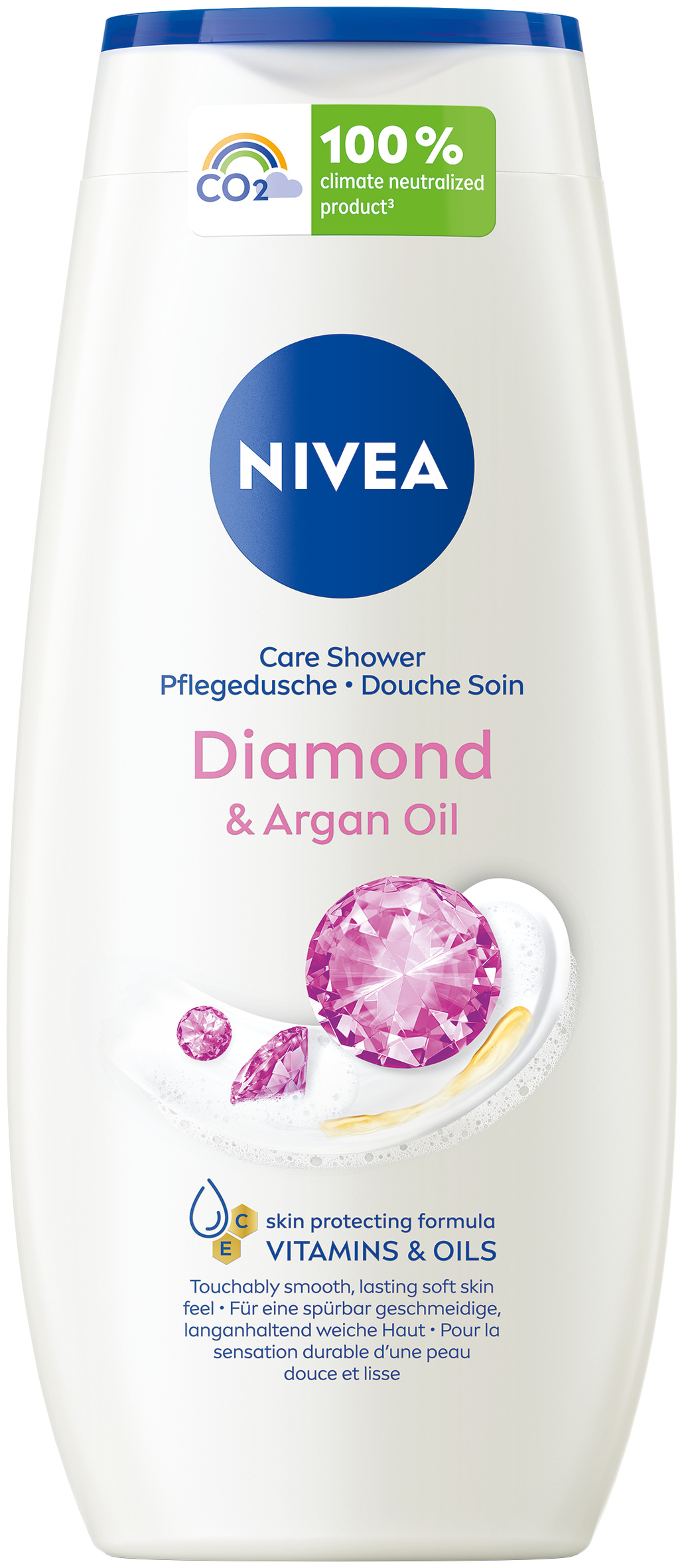 Image of Nivea Pflegedusche Diamond & Argan Oil 250 ml