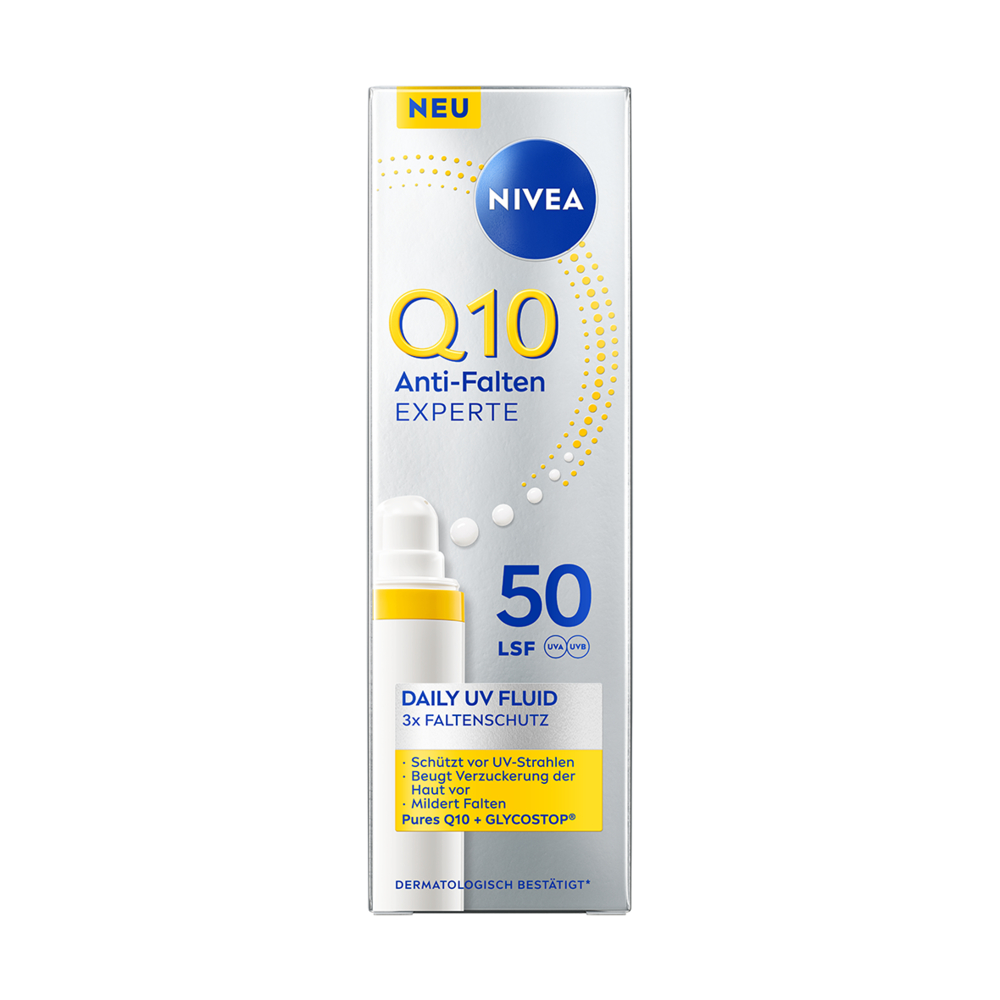 Nivea Q10 Daily UV Fluid Anti-Falten Lsf50 40 ml